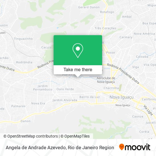 Angela de Andrade Azevedo map