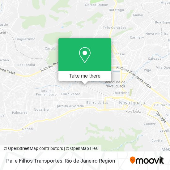 Mapa Pai e Filhos Transportes