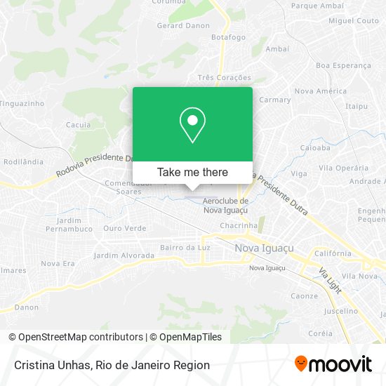 Cristina Unhas map