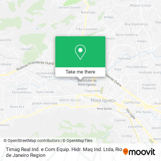Mapa Timag Real Ind. e Com Equip. Hidr. Maq Ind. Ltda