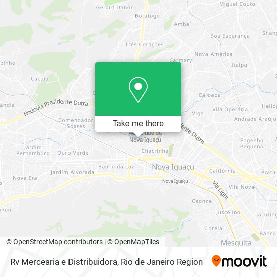 Rv Mercearia e Distribuidora map