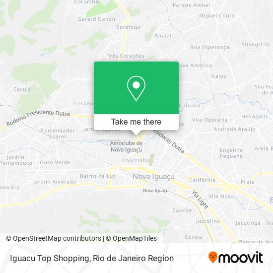 Iguacu Top Shopping map