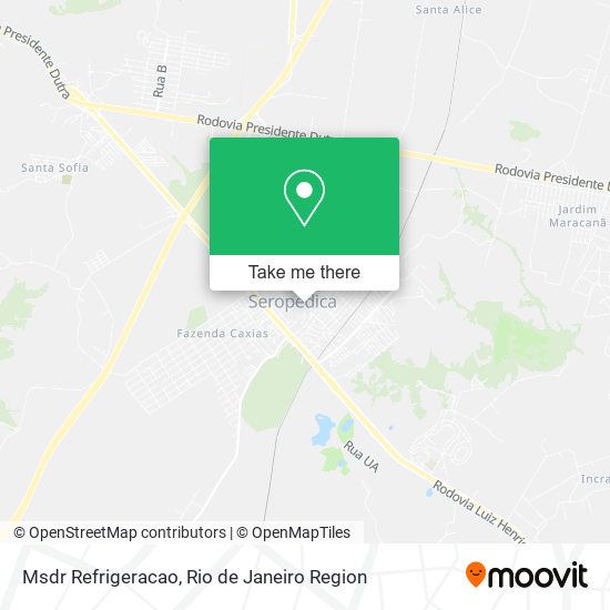 Mapa Msdr Refrigeracao