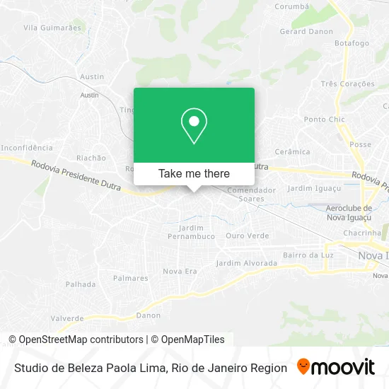 Studio de Beleza Paola Lima map