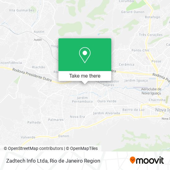 Mapa Zadtech Info Ltda