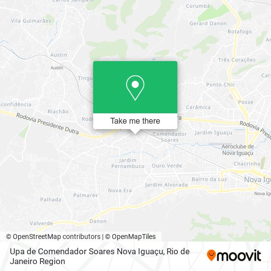 Upa de Comendador Soares Nova Iguaçu map