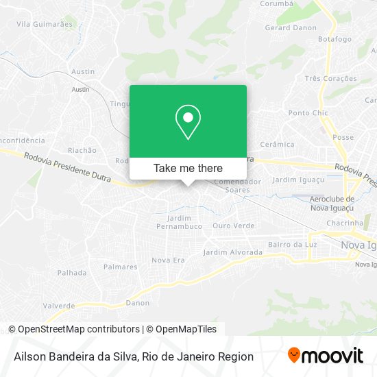 Ailson Bandeira da Silva map