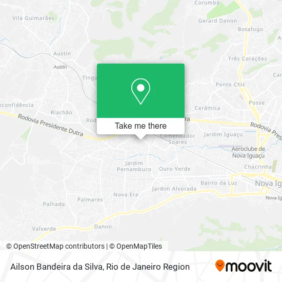 Ailson Bandeira da Silva map