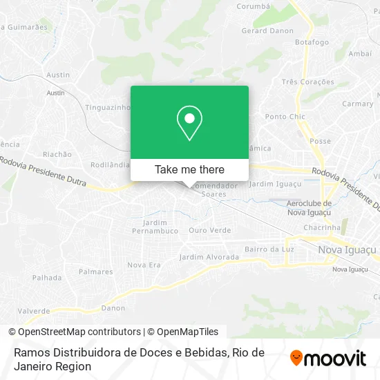 Ramos Distribuidora de Doces e Bebidas map