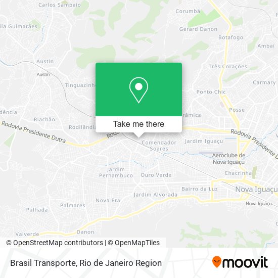 Brasil Transporte map