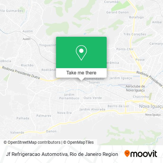 Jf Refrigeracao Automotiva map