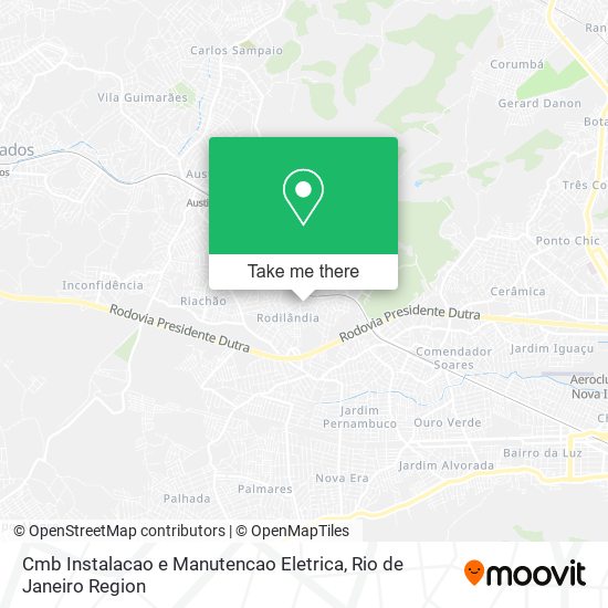 Cmb Instalacao e Manutencao Eletrica map