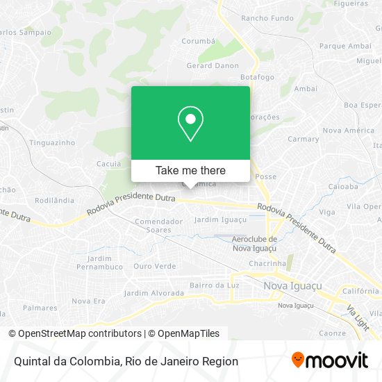 Quintal da Colombia map