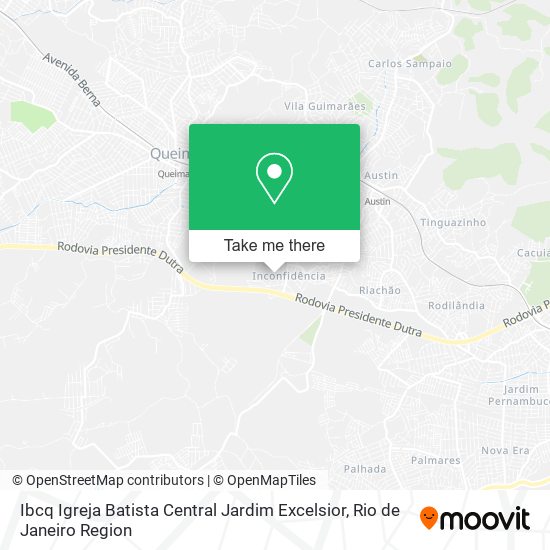 Ibcq Igreja Batista Central Jardim Excelsior map