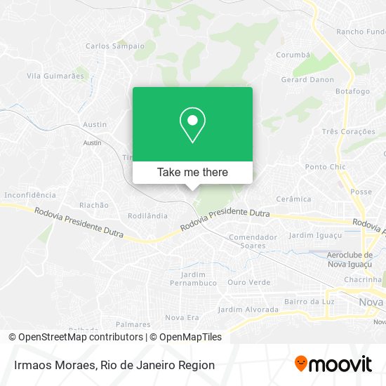Irmaos Moraes map