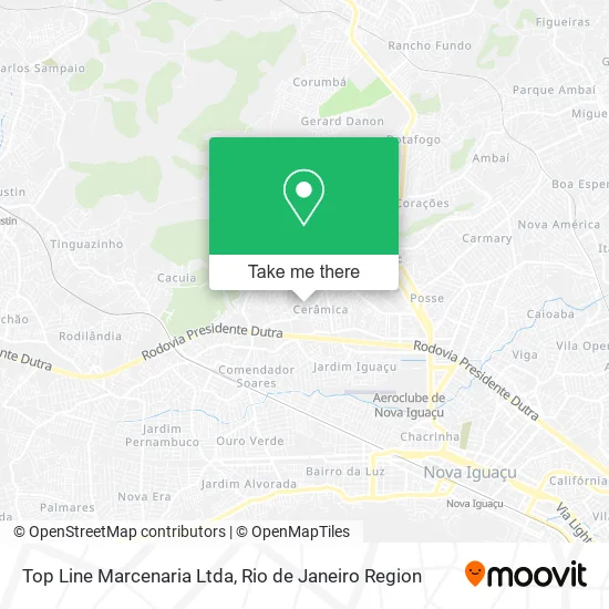 Top Line Marcenaria Ltda map