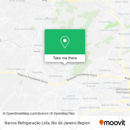 Barros Refrigeração Ltda map