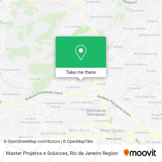 Master Projetos e Solucoes map