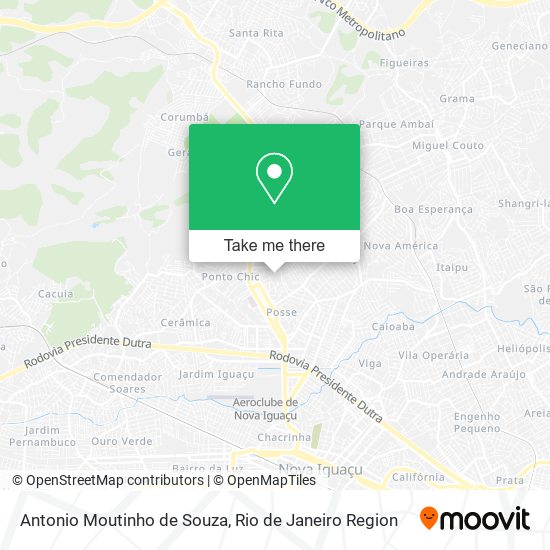 Mapa Antonio Moutinho de Souza
