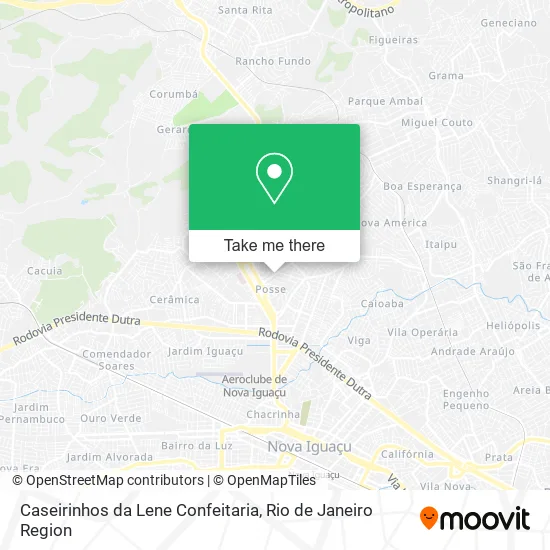 Caseirinhos da Lene Confeitaria map