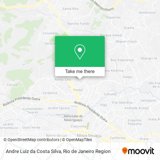 Andre Luiz da Costa Silva map