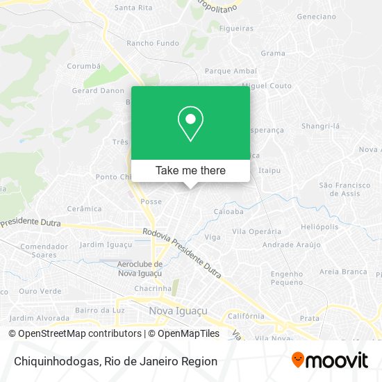 Chiquinhodogas map