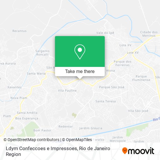 Ldym Confeccoes e Impressoes map