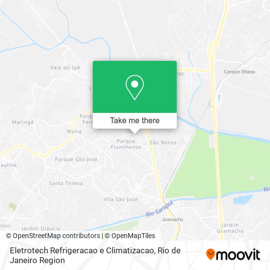 Eletrotech Refrigeracao e Climatizacao map