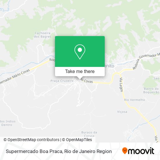 Mapa Supermercado Boa Praca