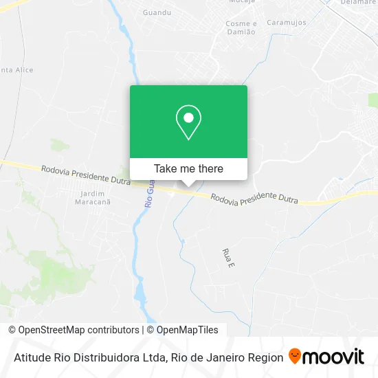 Atitude Rio Distribuidora Ltda map