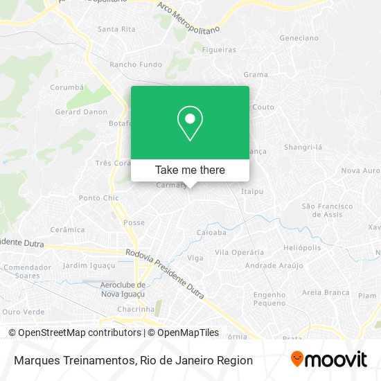 Marques Treinamentos map