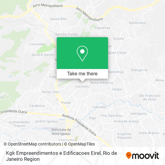 Kgk Empreendimentos e Edificacoes Eirel map