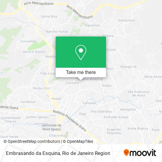 Embrasando da Esquina map