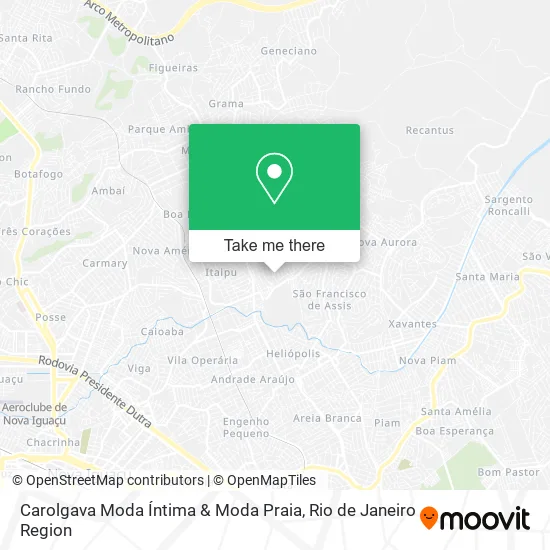 Carolgava Moda Íntima & Moda Praia map