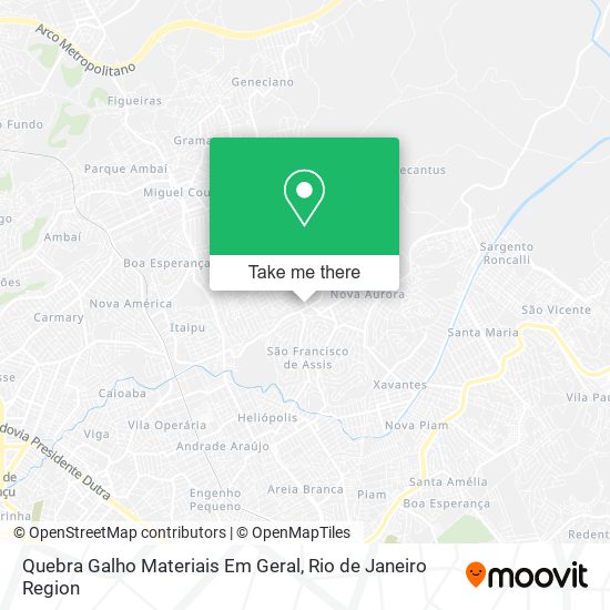 Mapa Quebra Galho Materiais Em Geral