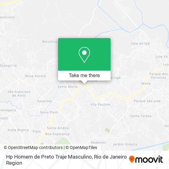 Mapa Hp Homem de Preto Traje Masculino