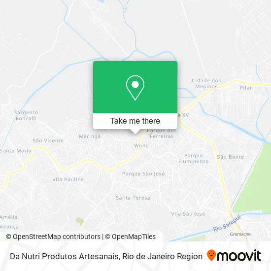 Da Nutri Produtos Artesanais map