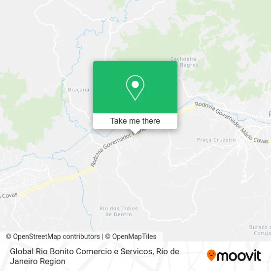 Global Rio Bonito Comercio e Servicos map