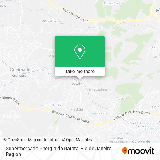 Supermercado Energia da Batata map