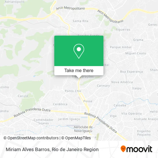 Miriam Alves Barros map