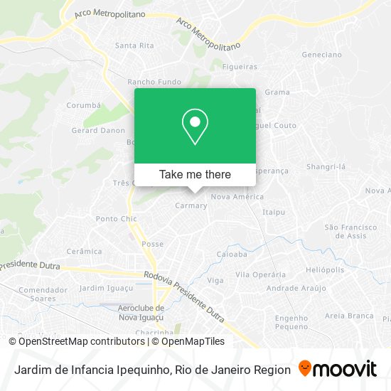 Jardim de Infancia Ipequinho map