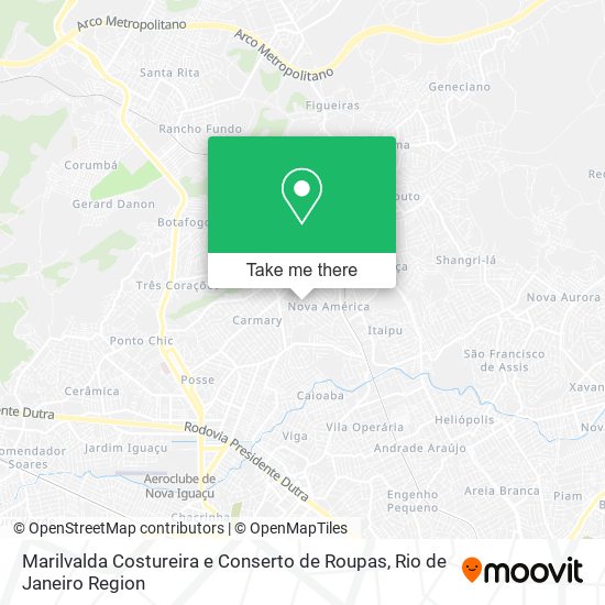 Marilvalda Costureira e Conserto de Roupas map