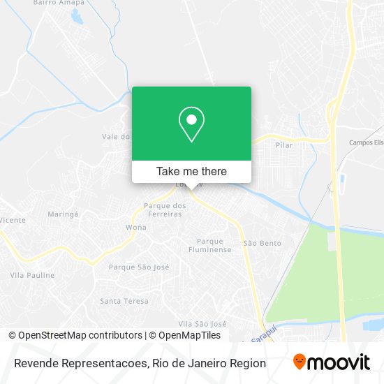 Revende Representacoes map