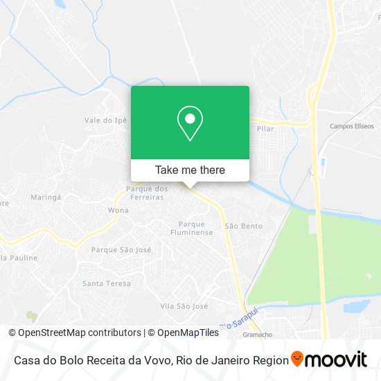 Casa do Bolo Receita da Vovo map