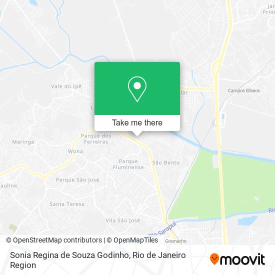 Mapa Sonia Regina de Souza Godinho