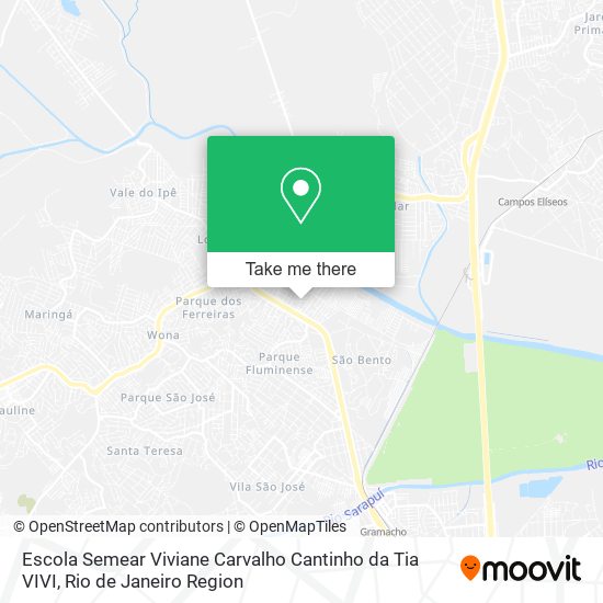 Escola Semear Viviane Carvalho Cantinho da Tia VIVI map