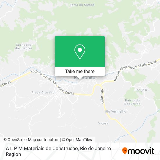 A L P M Materiais de Construcao map