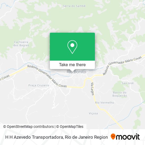 H H Azevedo Transportadora map