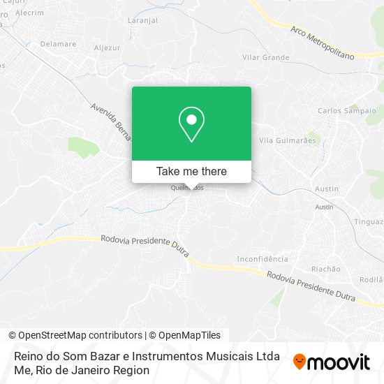 Reino do Som Bazar e Instrumentos Musicais Ltda Me map