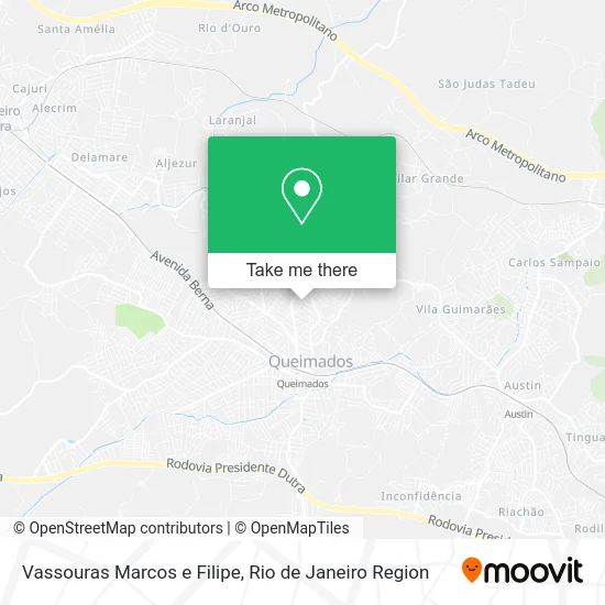 Vassouras Marcos e Filipe map